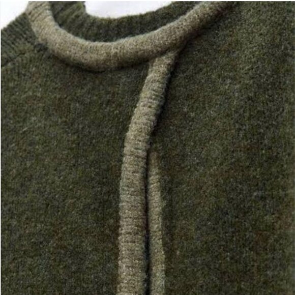 Zara Open Back Knit Sweater M - Picture 6 of 7